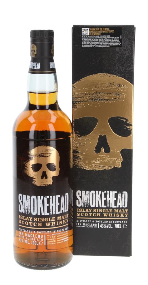 where is smokehead whisky distilled.